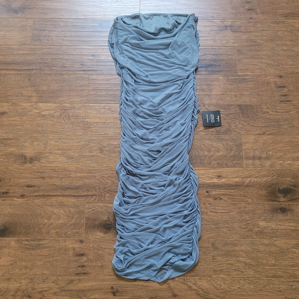 Lulus Ruched Dress - Picture 3 of 10